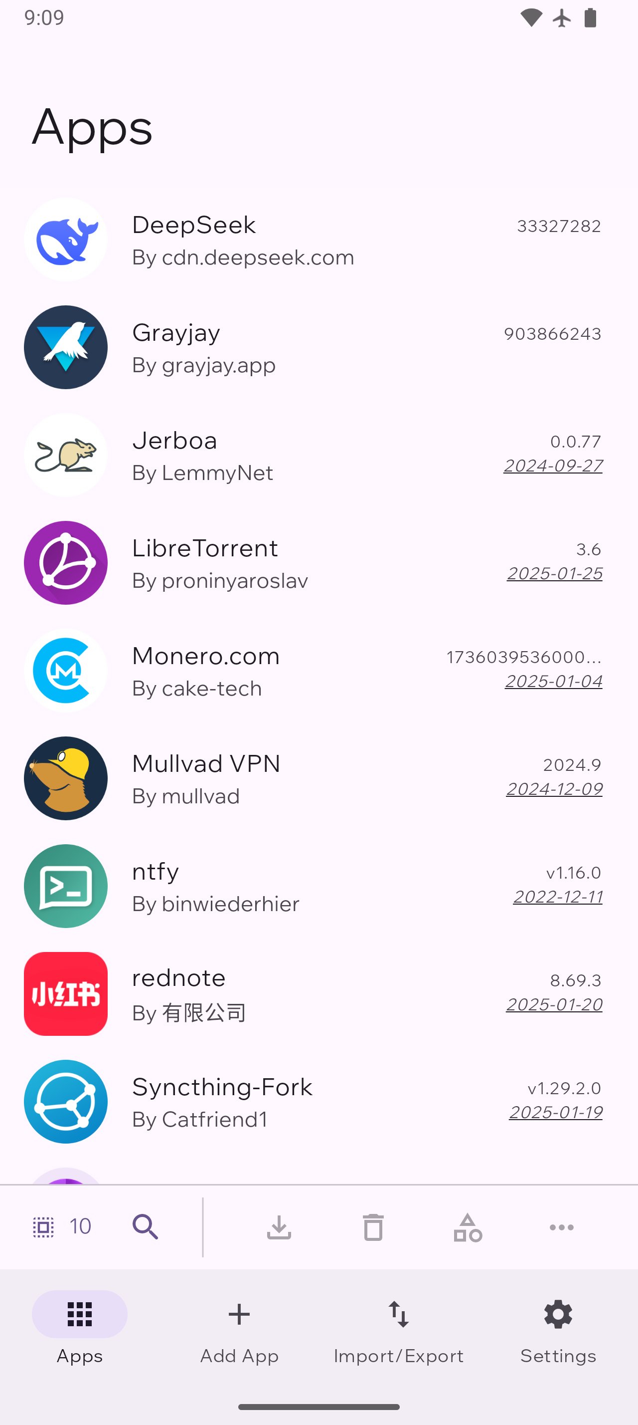 Apps Page
